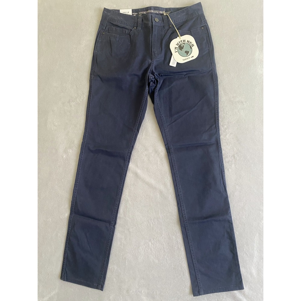 Toad&Co Mission Ridge 5 Pocket Pants‎ Mens 30X34 Blue Cotton Comfort Lean Fit